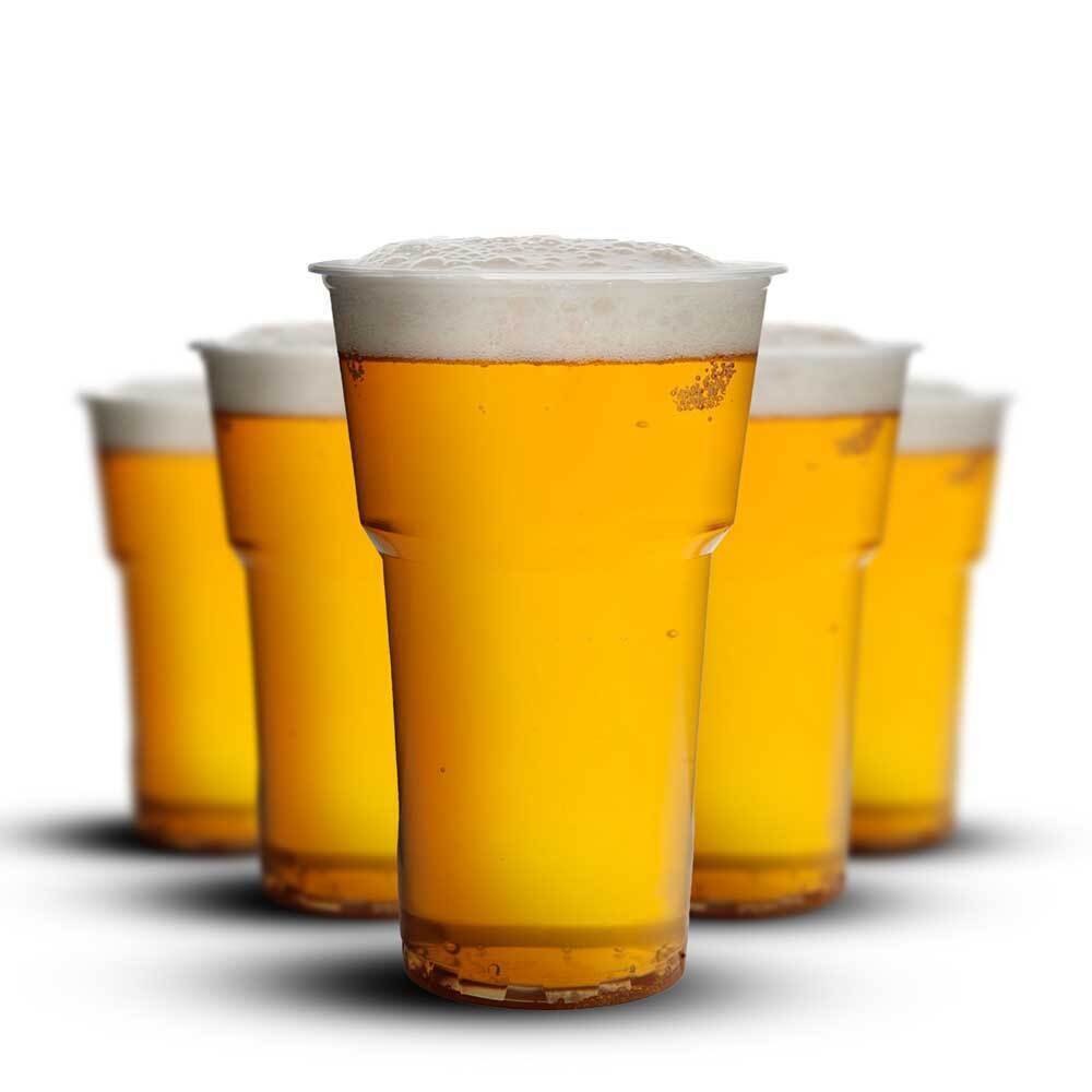 Reusable Plastic Pint Whisky Cups Drinking Glasses for Wedding Parties