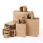 1000 x Paper Bags with Twisted Handle 7.6"x8.6"x3.2" Brown Kraft Carrier Bags