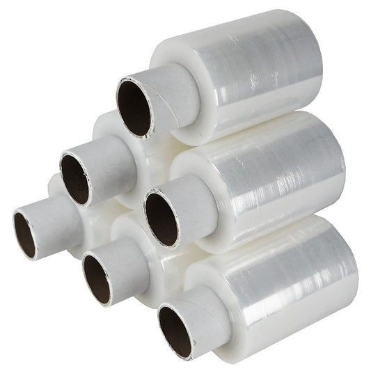 Clear Handy Pallet Wrap Mini Stretch Shrink Cling Film 100mm x 150m 17mu