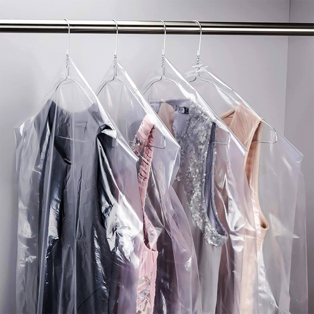 20 x Garment Covers Roll Polythene Dry Cleaner Bags on Roll for Long Dress