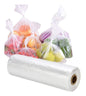 4 Rolls Plastic Food Bags on a Roll 9" x 14" Clear Storage Bag 250 Bags per Roll