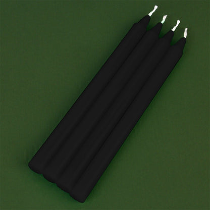 100 x Tapered Candles 190mm Paraffin Wax Dinner Unscented Long Burning Candles