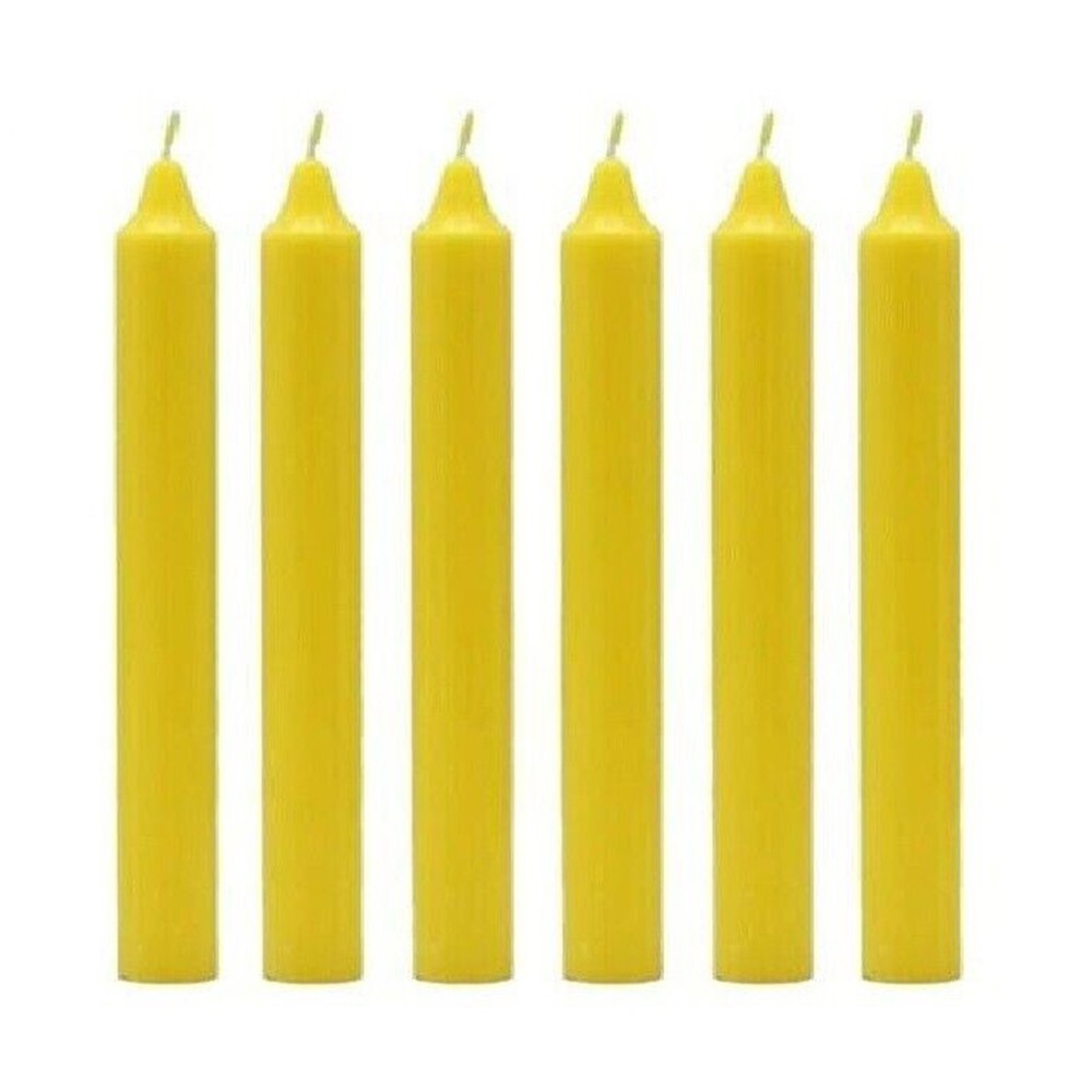 100 x Tapered Candles 190mm Paraffin Wax Dinner Unscented Long Burning Candles
