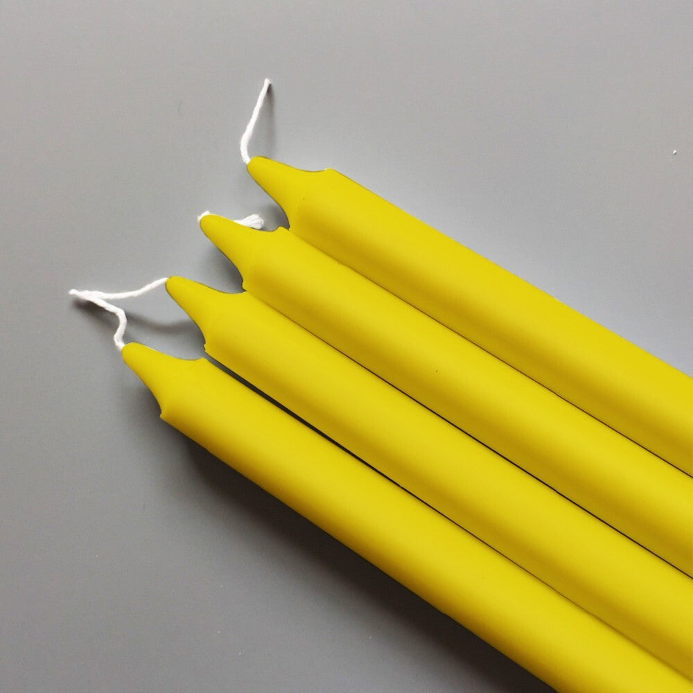 100 x Tapered Candles 190mm Paraffin Wax Dinner Unscented Long Burning Candles
