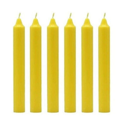 25 x Tapered Dinner Candles 190mm Unscented Paraffin Wax Long Burning Candle