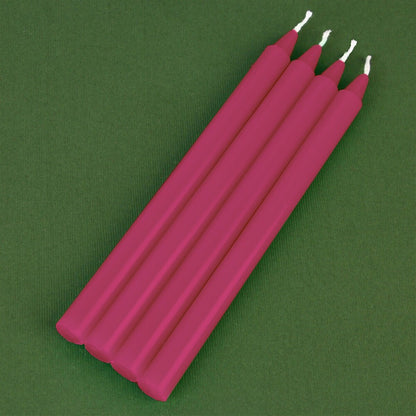 100 x Tapered Candles 190mm Paraffin Wax Dinner Unscented Long Burning Candles