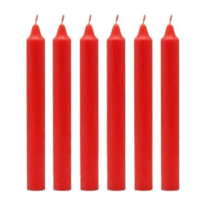 100 x Tapered Candles 190mm Paraffin Wax Dinner Unscented Long Burning Candles
