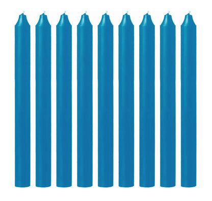 100 x Tapered Candles 190mm Paraffin Wax Dinner Unscented Long Burning Candles