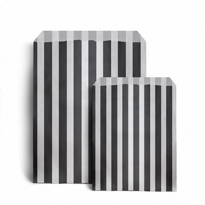 200 x Candy Paper Bags Striped Sweets Treats Parties Birthday Gifts Weddings