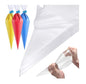 20 x Icing Piping Bags Clear Disposable Cake Decoration Savoy Bag 18" for Bakers