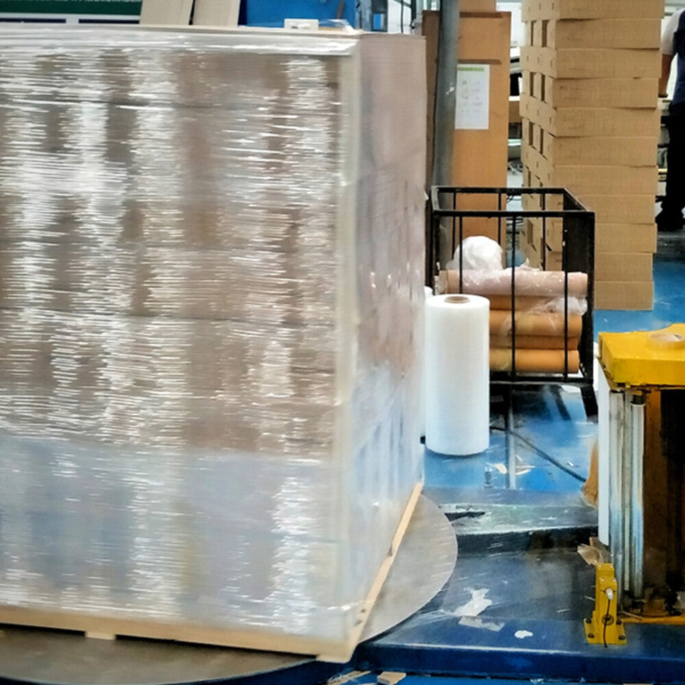 Pallet Wrap Stretch Film 400mm - 500m Shrink Wrap for Industrial Uses Packaging