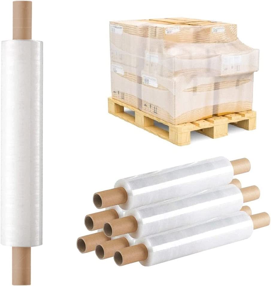 6 x Pallet Stretch Wrap Shrink Wrapping Film for Industrial Uses - All Sizes