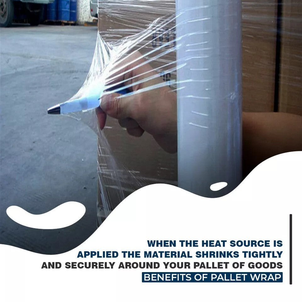 Pallet Wrap Shrink Clear Non Extended Cling Wrapping Film 500mm x 250m 20mu