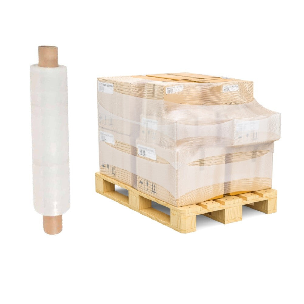 Pallet Stretch Shrink Wrap Clear Cling Wrapping Film Extended 400mm x 600m 9mu