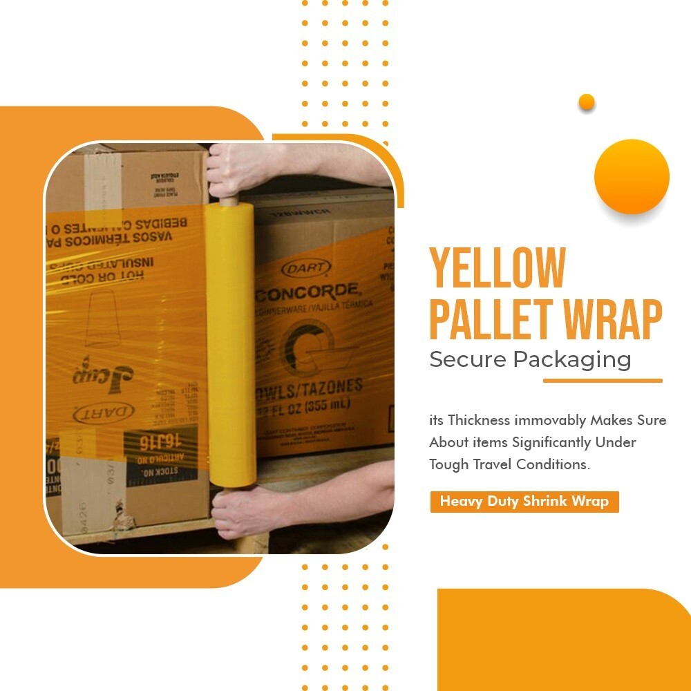 Pallet Wrap Stretch Shrink Assorted Extended Wrapping Film 400mm x 200m 20mu