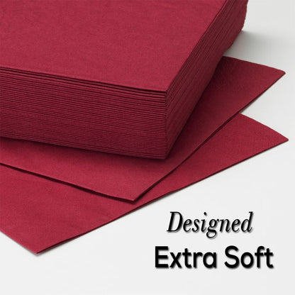Cocktail Paper Napkins Disposable Serviettes Tissue Paper 24cm x 24cm 2ply