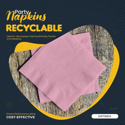 Combination Paper Napkins Disposable Assorted Serviettes Tissue 33cm x 33cm 2ply