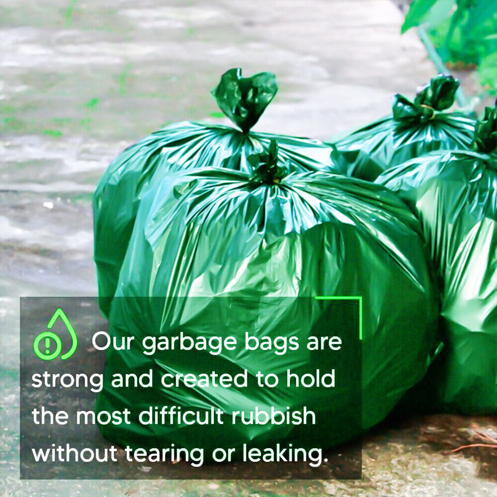 Bin Liner Bags 18" x 29" x 39" 160Gauge (90ltr) Assorted Rubbish Waste Bin Bags