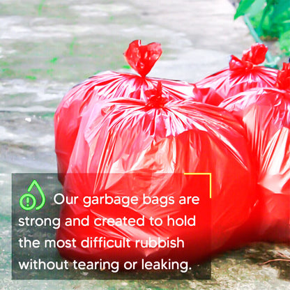 Bin Liner Bags 18" x 29" x 39" 160Gauge (90ltr) Assorted Rubbish Waste Bin Bags