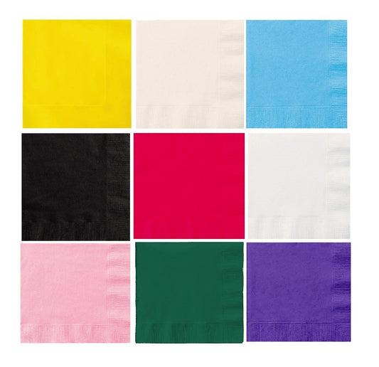Swantex Paper Napkins Disposable Assorted Serviettes Tissue 33cm /40cmcm, 2ply