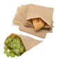 Venuscello® 100 x Kraft Paper Bags 10" x 12" Sulphite Strung Brown Food Bag for Sandwich Candy Cookies & Grocery