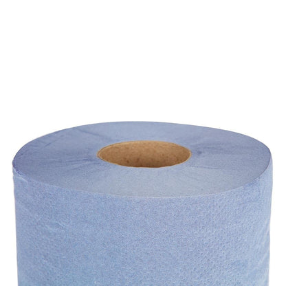 Venuscello® Centrefeed Embossed 2 Ply Wiping 6 Rolls Paper Wiping Tissue Roll for Kitchen, Office, Warehouse, Garage Bathroom and Commercial Uses