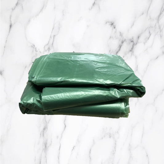 Venuscello® 50 x Wheelie Bin Liners Rubble Builders Refuse Sacks Green Waste Bin Rubbish Bags for Construction, Bio Hazard & Medical Wastage - 30" x 46" x 54"