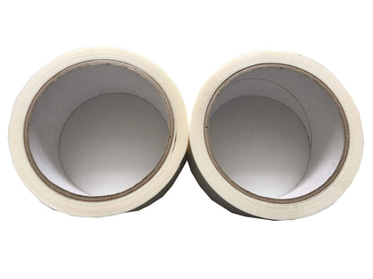 Venuscello® 6 Rolls Parcel Packaging White Sealing Tape 48 mm x 66 m Strong Packing for sealing Boxes, Cartons and for Keeping Goods Firmly sealed Transit Sticky Thick