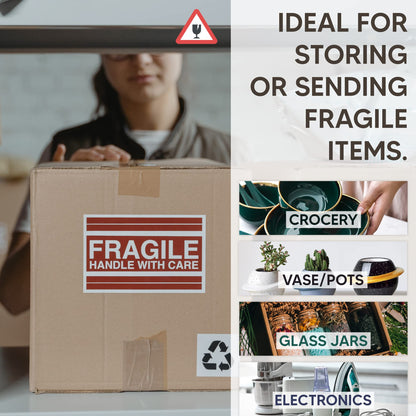 Venuscello® 6 x Cardboard Boxes Double Wall 30" x 20" x 20" House Removal Moving Shipping Packaging Postage Box for Transportation Storage Shipping Parcel