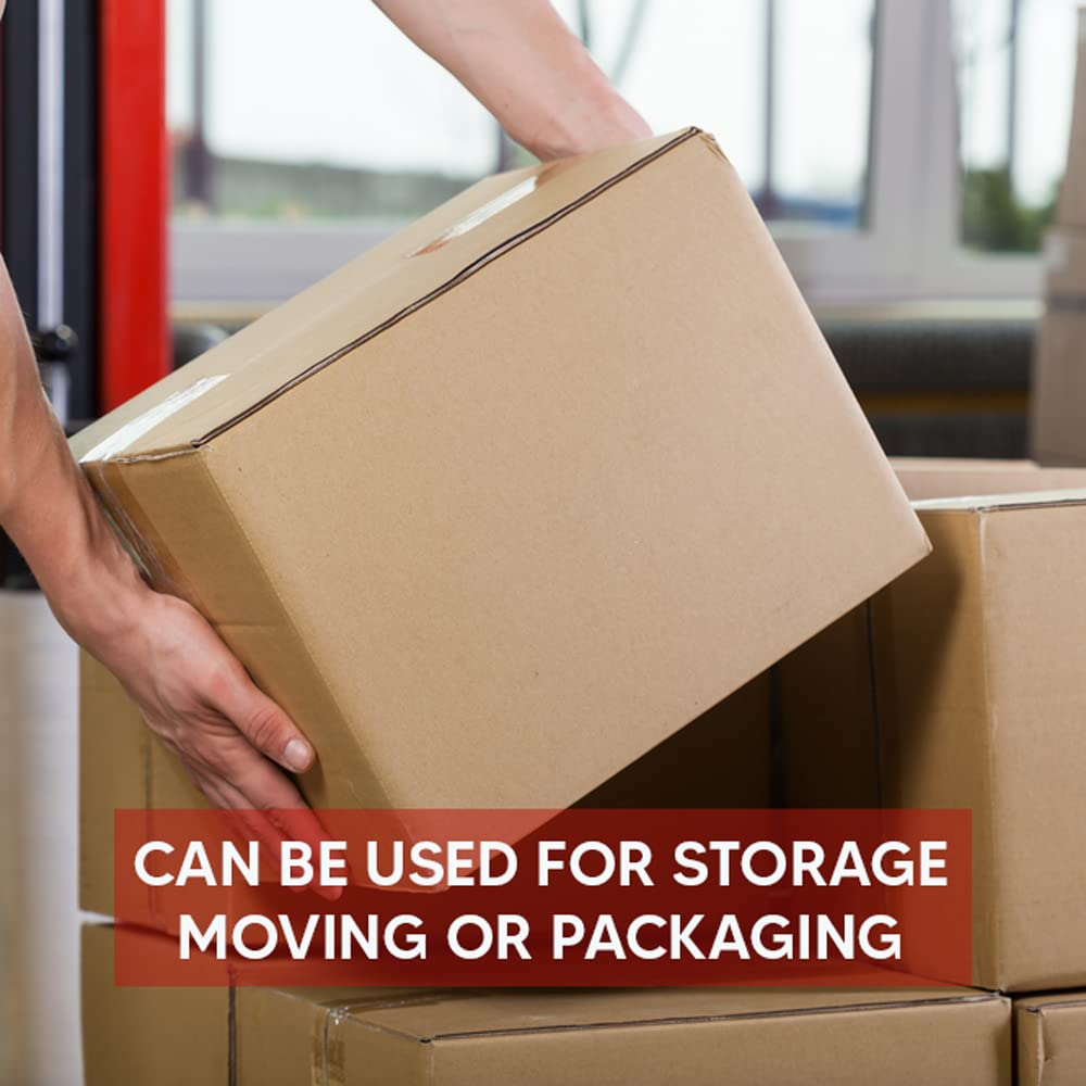 Venuscello® 6 x Cardboard Boxes Double Wall 30" x 20" x 20" House Removal Moving Shipping Packaging Postage Box for Transportation Storage Shipping Parcel