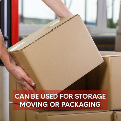 Venuscello® 6 x Cardboard Boxes Double Wall 30" x 20" x 20" House Removal Moving Shipping Packaging Postage Box for Transportation Storage Shipping Parcel