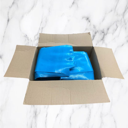 Venuscello® 10 x Refuse Sacks Rubble Rubbish Wast Bags 20" x 30" 400 Gauge Wheelie Bin Blue Trash Liner for Garbage Construction Recyclable and Yard Wastage