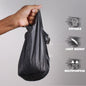 Venuscello® 4000 x Vest Style Carrier Bags Black Plastic 11" x 17" x 21" Heavy Duty Carry Bags for Vegetables Fruits Groceries Shopping