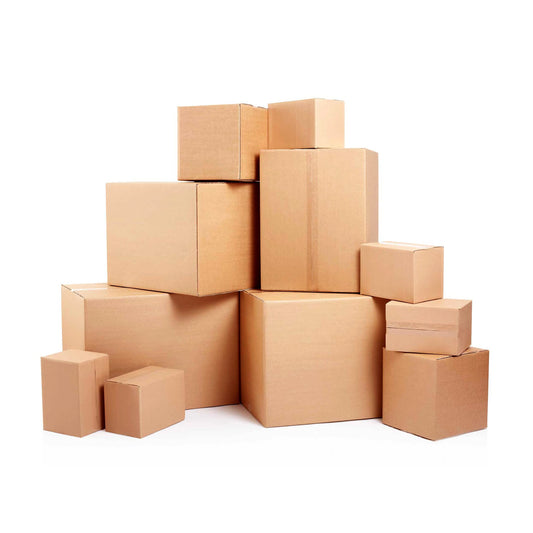 Venuscello® 10 x Double Wall Cardboard Boxes 55.88cm x 33.02cm x 43.18cm Removal Shipping Posting Carton for Packing Parcel & Moving House - 22" X 13" X 17"