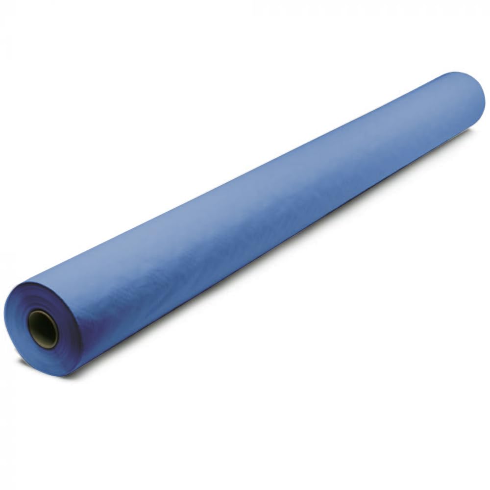 Venuscello® 25M Blue Banqueting Roll, Tablecloth, Paper Table Cover Roll for Wedding Party at Home, Buffet Dinner and Ideal Solution to Protect Dining Table