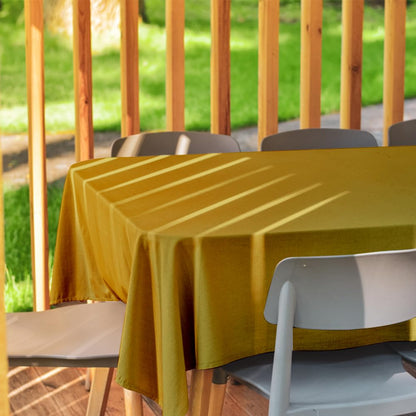 Venuscello® 8m Gold Banqueting Roll, Tablecloth, Paper Table Cover Roll for Wedding Party at Home, Buffet Dinner and Ideal Solution to Protect Dining Table