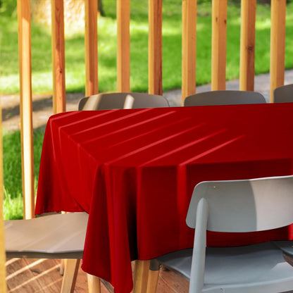 Venuscello® 25m Red Banqueting Roll, Tablecloth, Paper Table Cover Roll for Wedding Party at Home, Buffet Dinner and Ideal Solution to Protect Dining Table