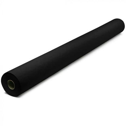 Venuscello® Black Banquet Roll 8m x 120cm Paper Banqueting Table Cover for Wedding Buffet Dinner Home Large Disposable Table Paper Cloth