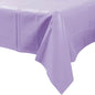 Venuscello® 25 x Paper Table Cloth Square Tabletop Disposable Folded Cover to Protect Table for Birthday Party - Lilac (Purple) - 90cm x 90cm
