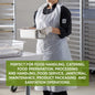 Venuscello® 1000 x Disposable Aprons Gown White Plastic,Waterproof & Oil proof used to Cooking, Painting for adults - 686 x 1170mm