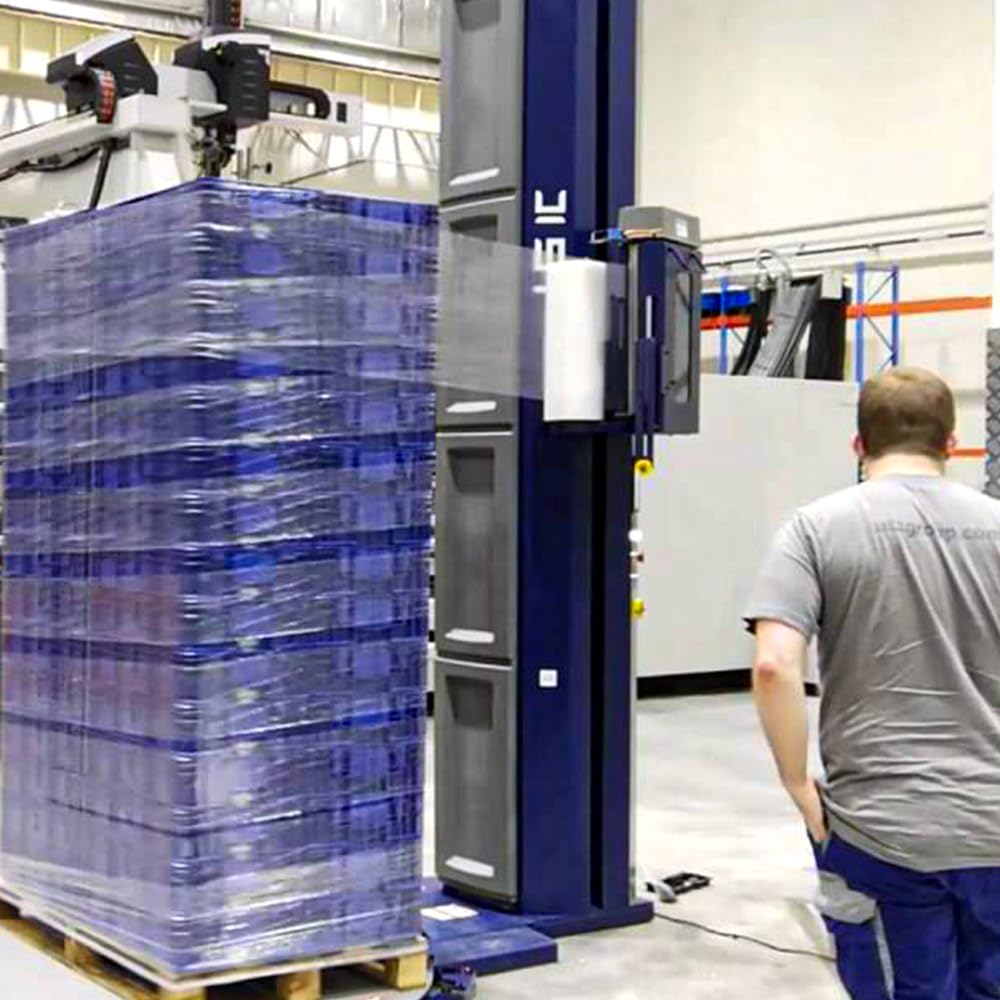 Venuscello® Pallet Wrap 400mm Shrink Stretch Wrap Roll 23mu, 750g Cling Film for Moving Secure Packaging & Shipping