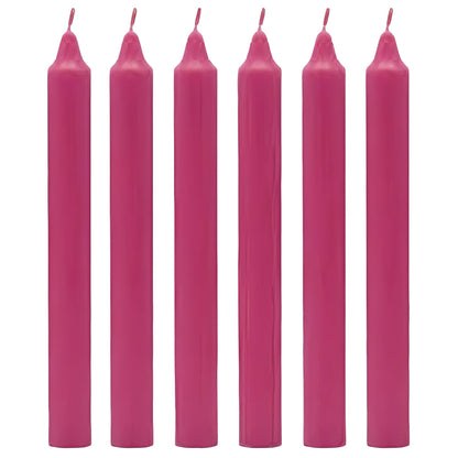 Venuscello® 25 x Tapered Dinner Candles Non Drip Unscented Long Burning, Smokeless Which is Made from Pure Paraffin Wax - Multicoloured - 190mm