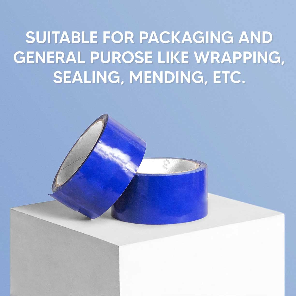 Venuscello® 6 Rolls Parcel Packaging Tape Sealing 48 mm x 66 m Strong Packing for sealing Boxes, Cartons and for Keeping Goods Firmly sealed Transit Sticky Thick