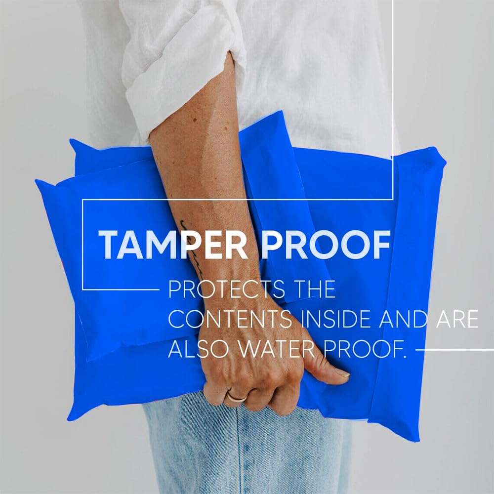 Strong Large Blue Mailing Postal Postage Bags Packaging Mailers, Venuscello [Use in Parcel, Delivery, Shipping, Mail, Package] [Plastic Envelopes]