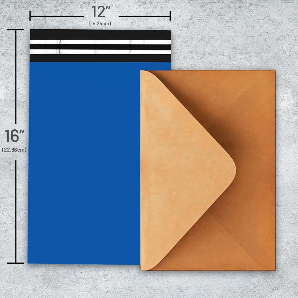 Strong Large Blue Mailing Postal Postage Bags Packaging Mailers, Venuscello [Use in Parcel, Delivery, Shipping, Mail, Package] [Plastic Envelopes]