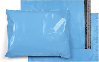 Venuscello® Mixed Blue Poly Mailers Shipping Mailing Bags – Tear Proof Self Sealing Postal Plastic Bags For shirts, Stationary and Office Supplies
