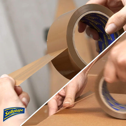 Venuscello® Parcel Packaging Packing Tape 48mm x 66m Cello tape for Cardboard Box Wrapping Moving House and Parcel