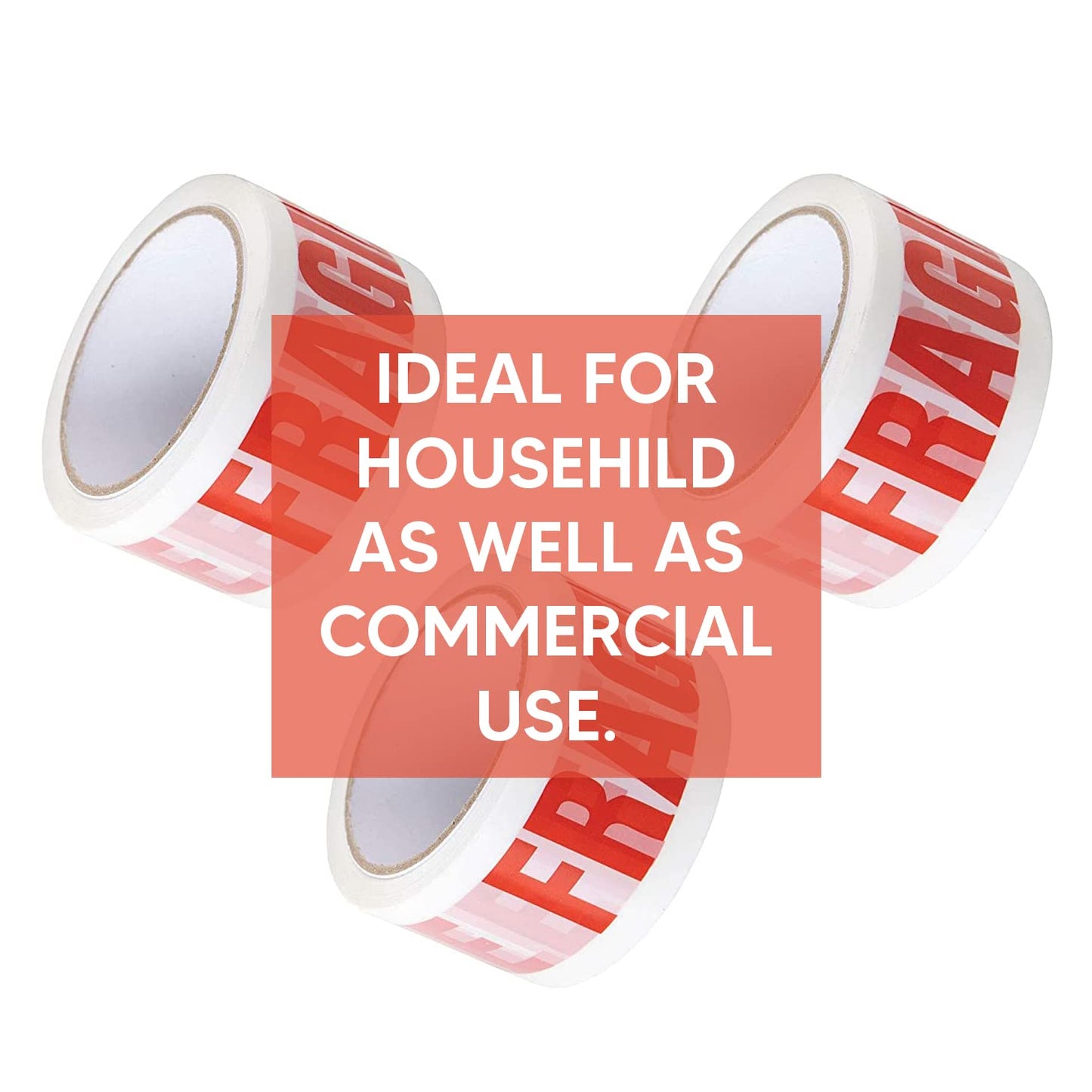 Venuscello® Parcel Packaging Packing Tape 48mm x 66m Cello tape for Cardboard Box Wrapping Moving House and Parcel