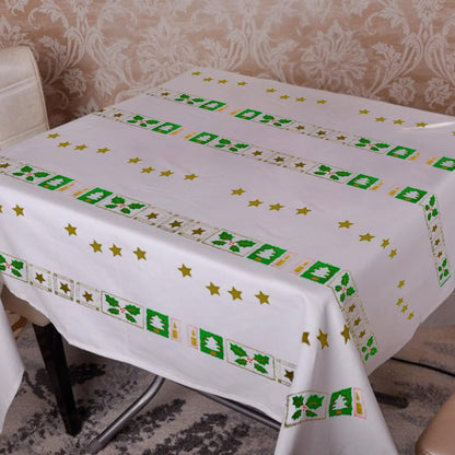 Venuscello® 25 x Paper Table Cover Square Tabletop Disposable Folded Cloth to Protect Table for Birthday Party - 90cm x 90cm