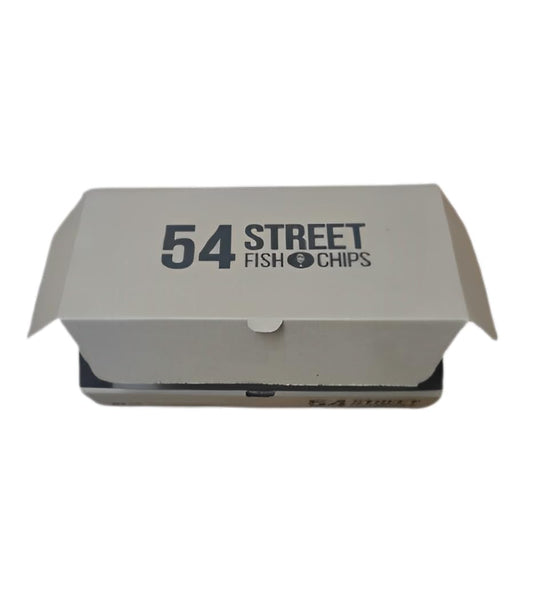 Venuscello® Disposable Fish & Chips Disposable Meal Fast Food Takeaway Container Box for Restaurants, Outlasts & Cafe's